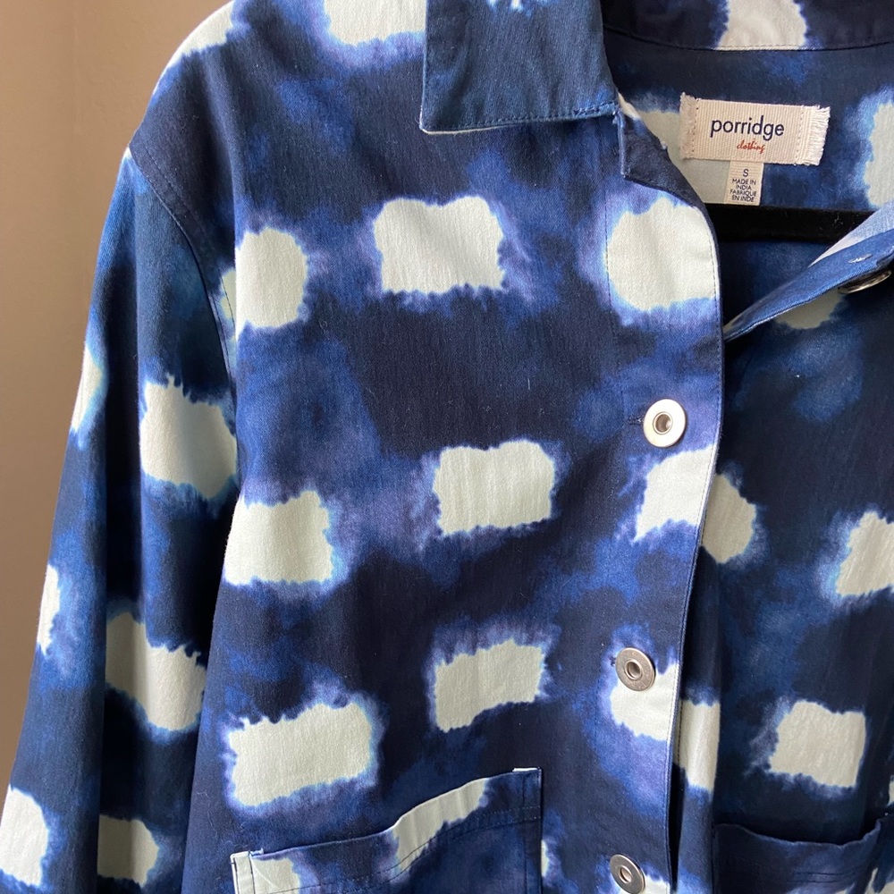 Porridge Allie jacket tie dye blue, Anthropologie, size S - Picture 6 of 10